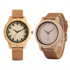 Katsura – Leather Strap Wooden Wrist Watches