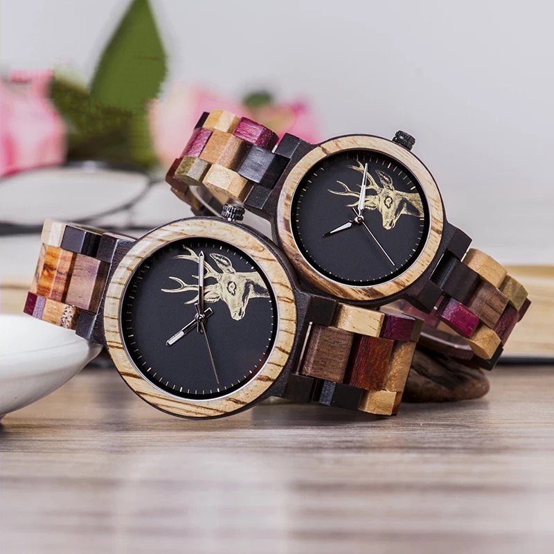 couples wooden watches